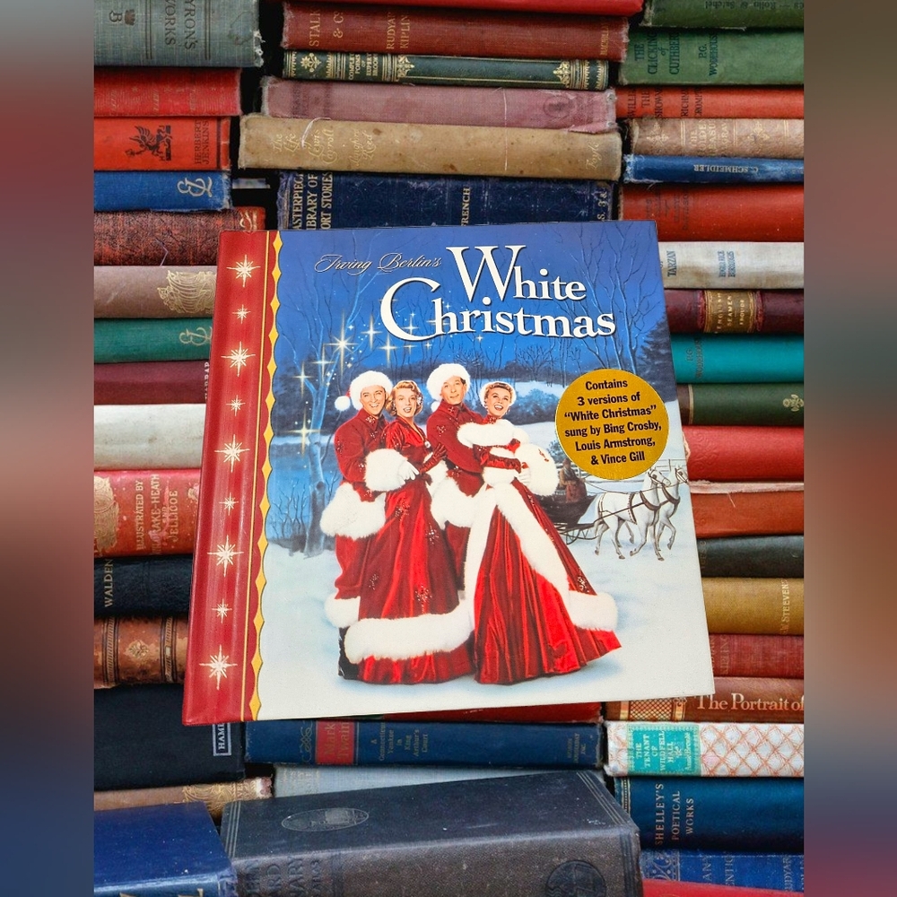 White Christmas Book with CD Featuring Bing Crosby, Louis Armstrong & Vince Gill